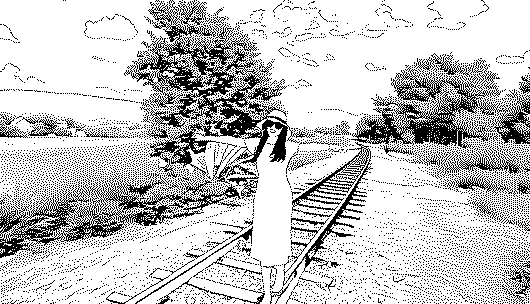 在米轨上行走