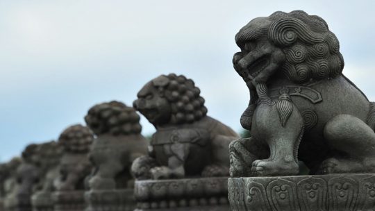 卢沟桥上数狮子